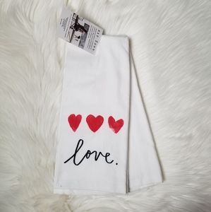 Rae Dunn Love Kitchen Towels Set